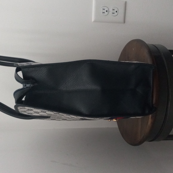 Authentic Vintage Gucci GG Monogram Supreme Sherry Web Ophidia Horsebit Shopper - Picture 5 of 10